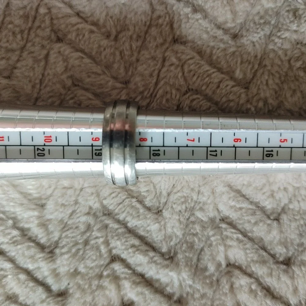 Wedding Band Size 8.5 TITANIUM FC Ring - Picture 4 of 7